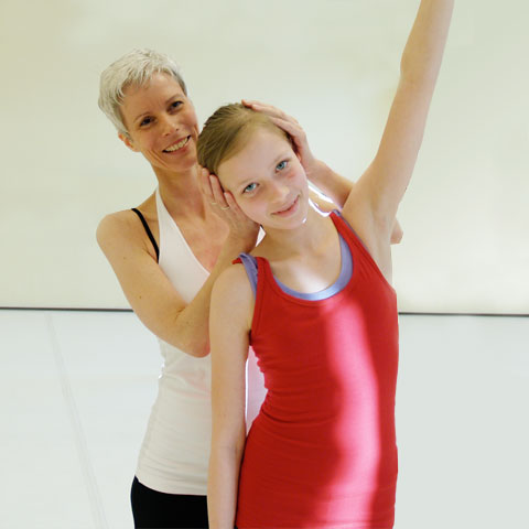 Korrekturen auch im Tanzunterricht für Kinder